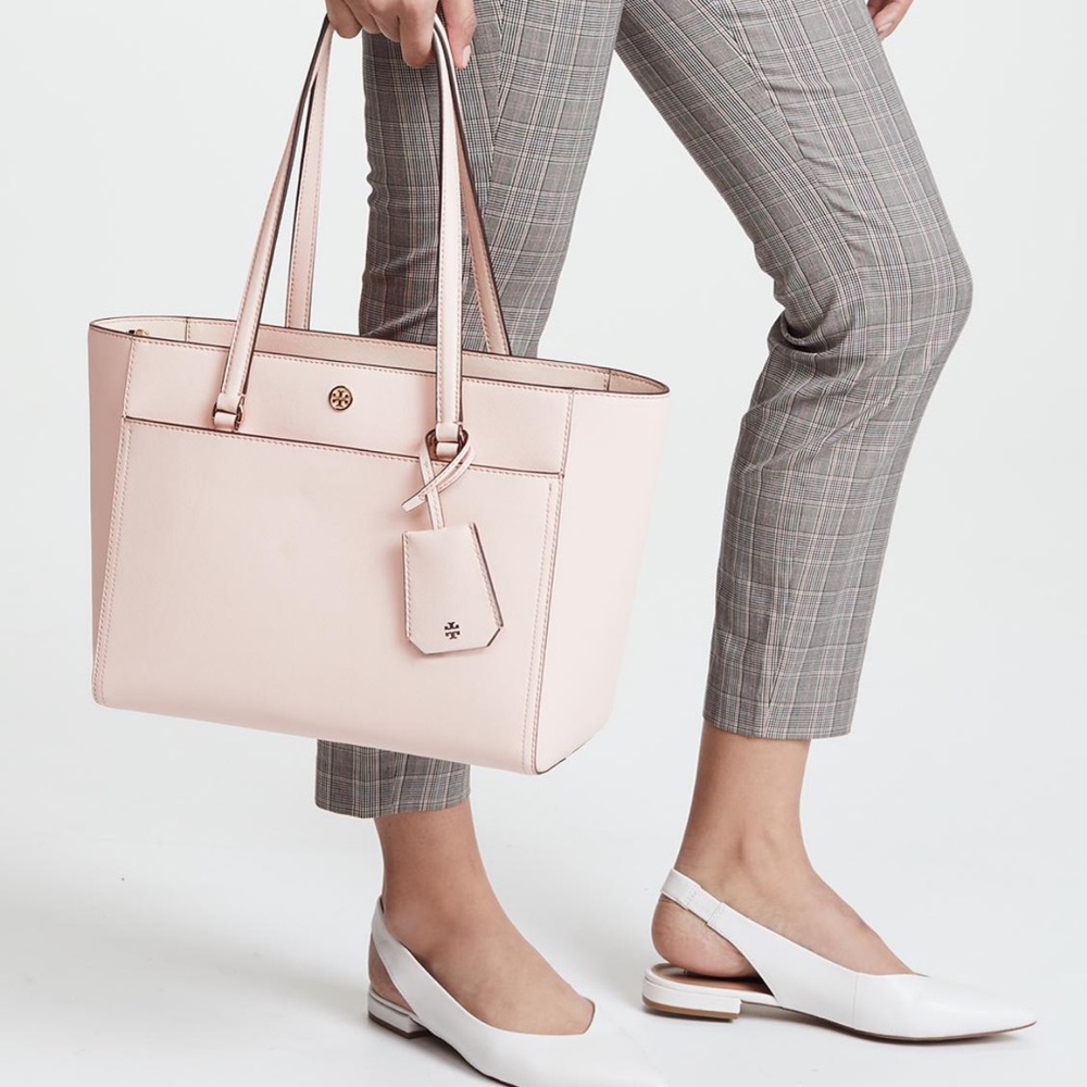 Tory Burch Small Robinson Pink Tote/Purse